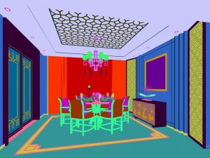 family - kitchen - restaurant 473 3D Model