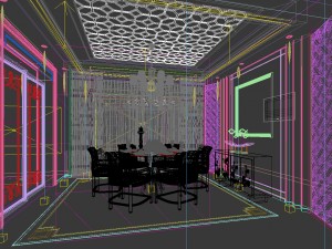 family - kitchen - restaurant 473 3D Model
