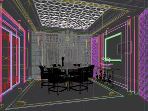 family - kitchen - restaurant 473 3D Model