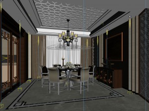 family - kitchen - restaurant 473 3D Model