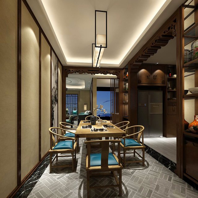 family - kitchen - restaurant 481 3Dモデル .c4d .max .obj .3ds .fbx .stl .blend 