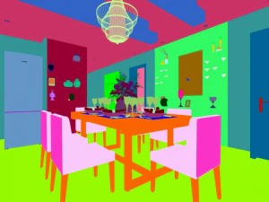 family - kitchen - restaurant 488 3D Model
