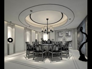 family - kitchen - restaurant 489 3D Model