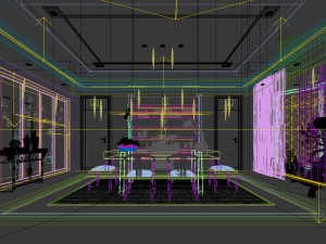 family - kitchen - restaurant 491 Modelo 3D