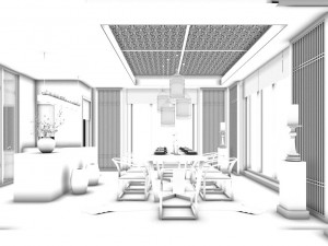family - kitchen - restaurant 492 3Dモデル