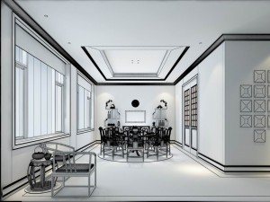 family - kitchen - restaurant 493 3D Model