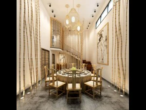 family - kitchen - restaurant 495 3D Model