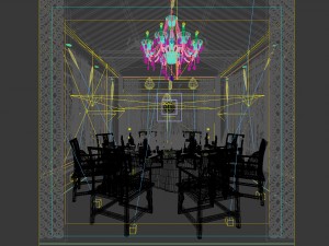 family - kitchen - restaurant 498 3D Model