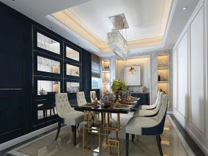 сім'я - кухня - ресторан 502 3D Модель