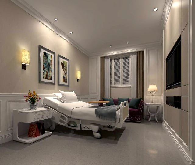 senior care unit 01 3D Model .c4d .max .obj .3ds .fbx .stl .blend 