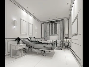 senior care unit 01 3D Model