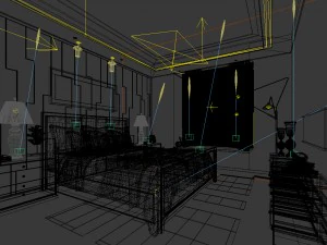 beautifully stylish and luxurious bedrooms 08 3D Model