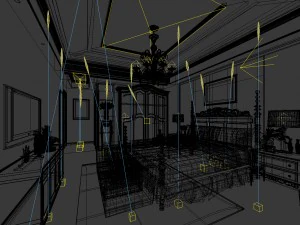 beautifully stylish and luxurious bedrooms 11 3D Model