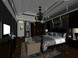 beautifully stylish and luxurious bedrooms 11 3D Model