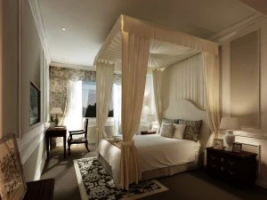 wundersch&ouml;n stilvolle und luxuri&ouml;se Schlafzimmer 16 3D Modell