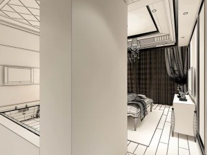 beautifully stylish and luxurious bedrooms 17 3D Model