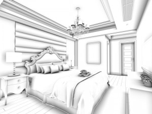 beautifully stylish and luxurious bedrooms 18 3D 模型