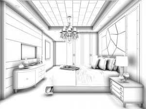 beautifully stylish and luxurious bedrooms 22 3D Model