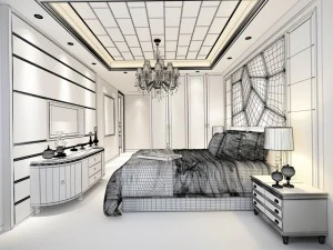 beautifully stylish and luxurious bedrooms 22 3D Model