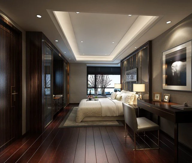 beautifully stylish and luxurious bedrooms 23 3D Model .c4d .max .obj .3ds .fbx .stl .blend 