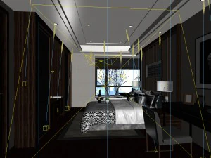 beautifully stylish and luxurious bedrooms 23 3D Model