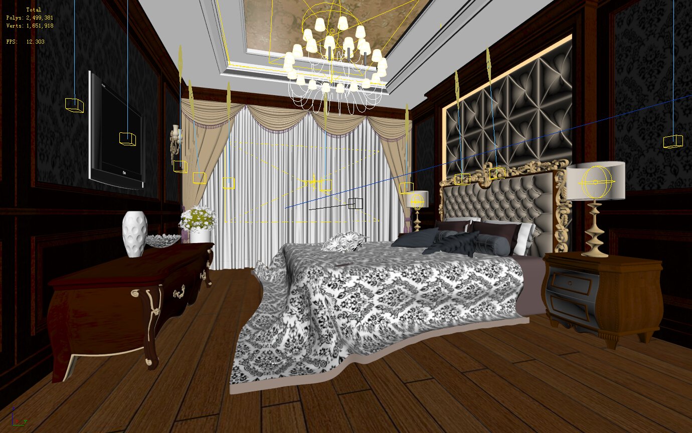 Beautifully Stylish And Luxurious Bedrooms 25 3d Models In Bedroom 3dexport 0728