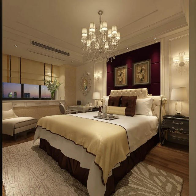 beautifully stylish and luxurious bedrooms 30 3D Model .c4d .max .obj .3ds .fbx .stl .blend 