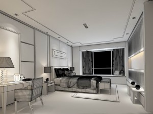 beautifully stylish and luxurious bedrooms 31 3D Model