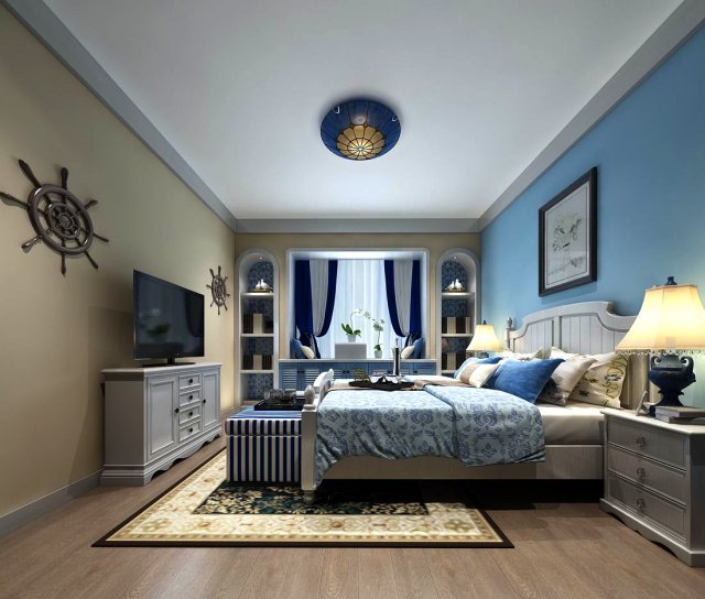 beautifully stylish and luxurious bedrooms 33 Modelo 3D .c4d .max .obj .3ds .fbx .stl .blend 