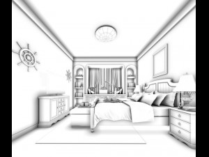 beautifully stylish and luxurious bedrooms 33 Modelo 3D