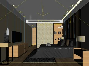 beautifully stylish and luxurious bedrooms 35 3D Model