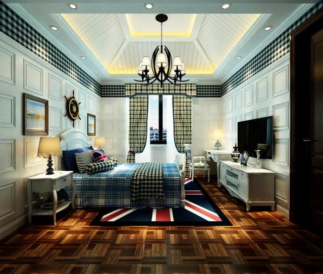 beautifully stylish and luxurious bedrooms 37 3D Model .c4d .max .obj .3ds .fbx .stl .blend 