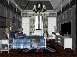 beautifully stylish and luxurious bedrooms 37 3D Model