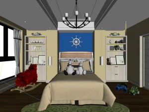 beautifully stylish and luxurious bedrooms 43 3D Model