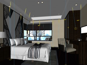 beautifully stylish and luxurious bedrooms 45 3D Model