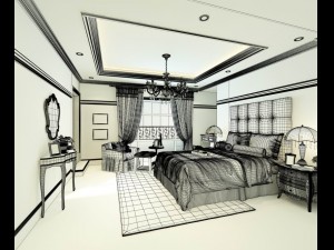 beautifully stylish and luxurious bedrooms 46 3D Model