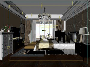 beautifully stylish and luxurious bedrooms 56 3D Model