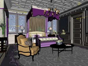beautifully stylish and luxurious bedrooms 59 3D Модель