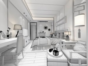 beautifully stylish and luxurious bedrooms 61 3D मॉडल