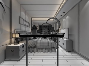 beautifully stylish and luxurious bedrooms 61 3D मॉडल