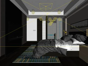 beautifully stylish and luxurious bedrooms 66 3D Model