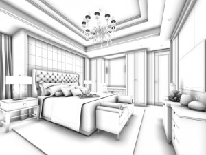 beautifully stylish and luxurious bedrooms 68 3D Model