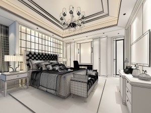 beautifully stylish and luxurious bedrooms 68 3D Model