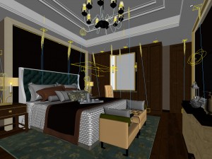 beautifully stylish and luxurious bedrooms 68 3D Model
