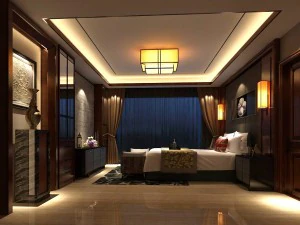 아름답고 세련되고 고급스러운 침실 69 3D 모델