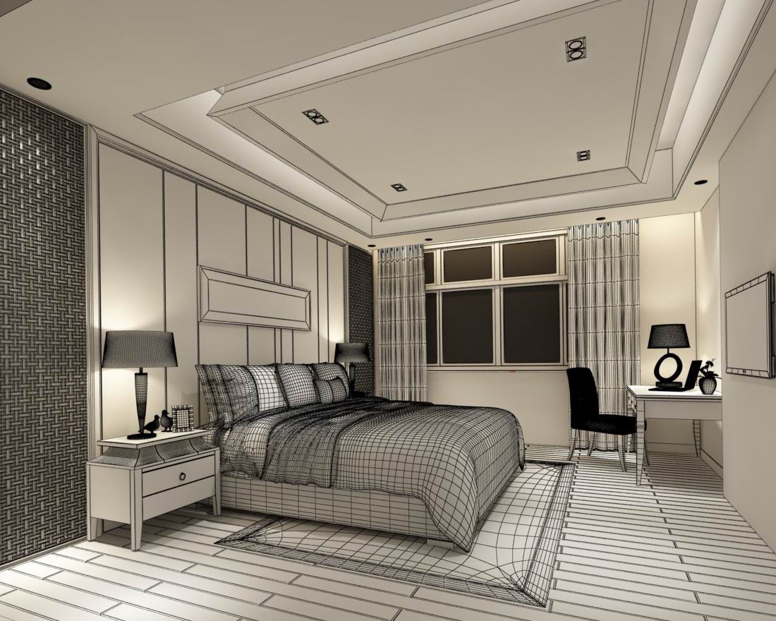 Beautifully Stylish And Luxurious Bedrooms 72 3d Models In Bedroom 3dexport 4836