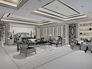 beautifully stylish and luxurious bedrooms 74 3D 모델