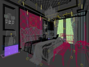 beautifully stylish and luxurious bedrooms 75 3D Model