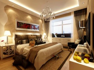 g&uuml;zel, şık ve l&uuml;ks yatak odaları 79 3D Model