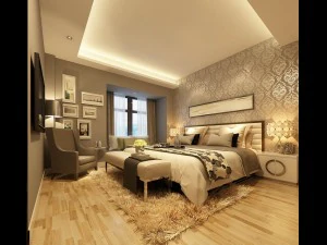 g&uuml;zel, şık ve l&uuml;ks yatak odaları 82 3D Model